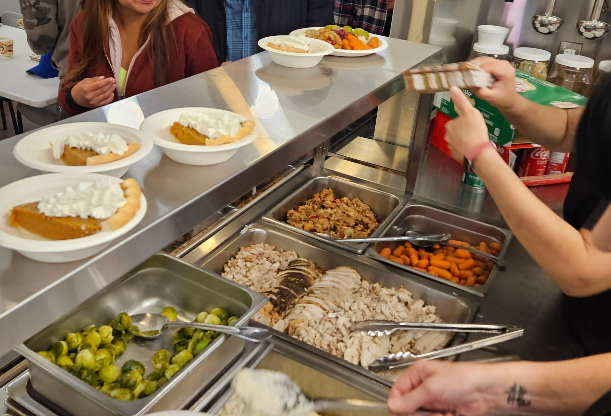 Sharing food and building connection