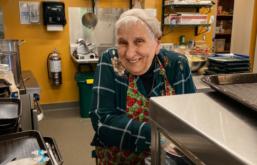 A person smiling